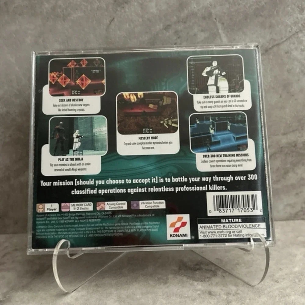 Metal Gear Solid: VR Missions (Sony PlayStation 1, 1999)